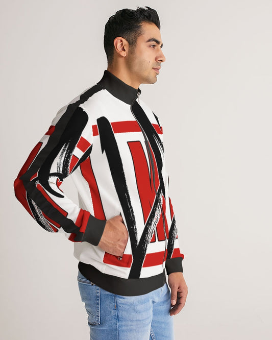 Men's RHEDMAN Stripe-Sleeve Track Jacket