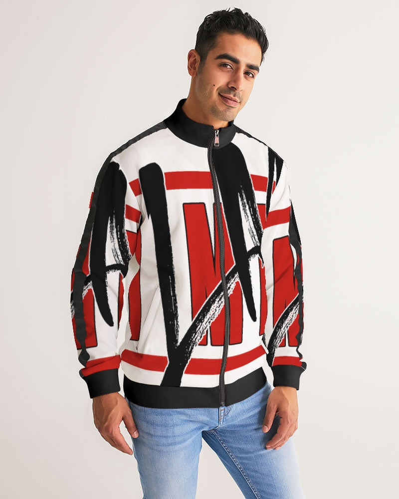 Men's RHEDMAN Stripe-Sleeve Track Jacket